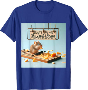Fantasy Cute Mouse Cheese Mousetrap T-Shirt - T-Shirt | Royal
