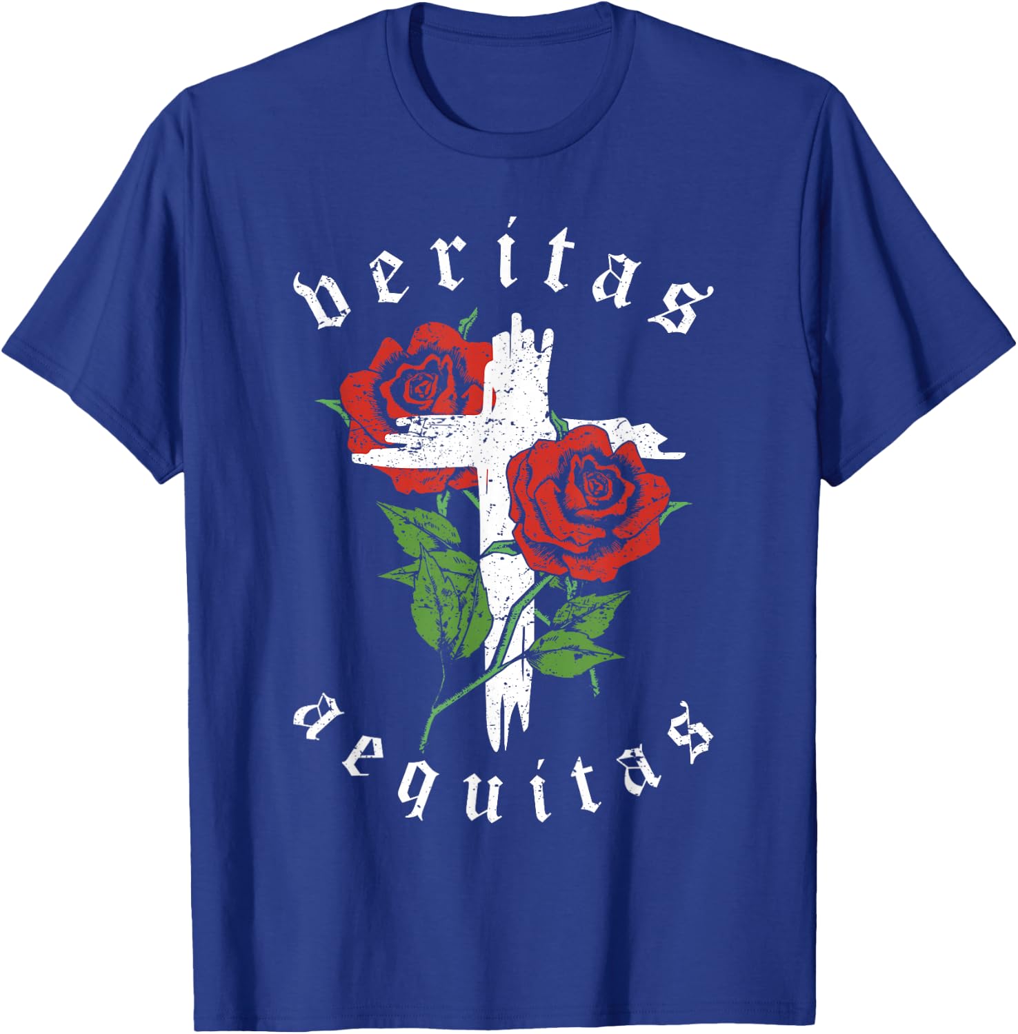 Veritas Aequitas Truth and Justice Ash Wednesday T-Shirt - T-Shirt | Royal