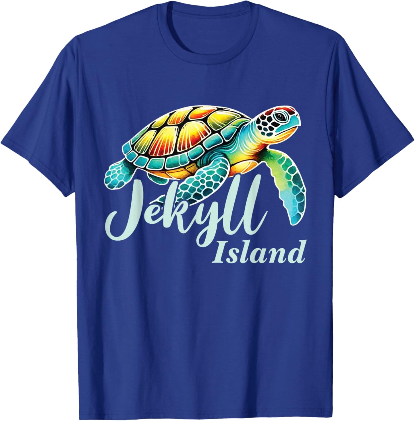 Jekyll Island Sea Turtle, Jekyll Island T-Shirt - T-Shirt | Royal