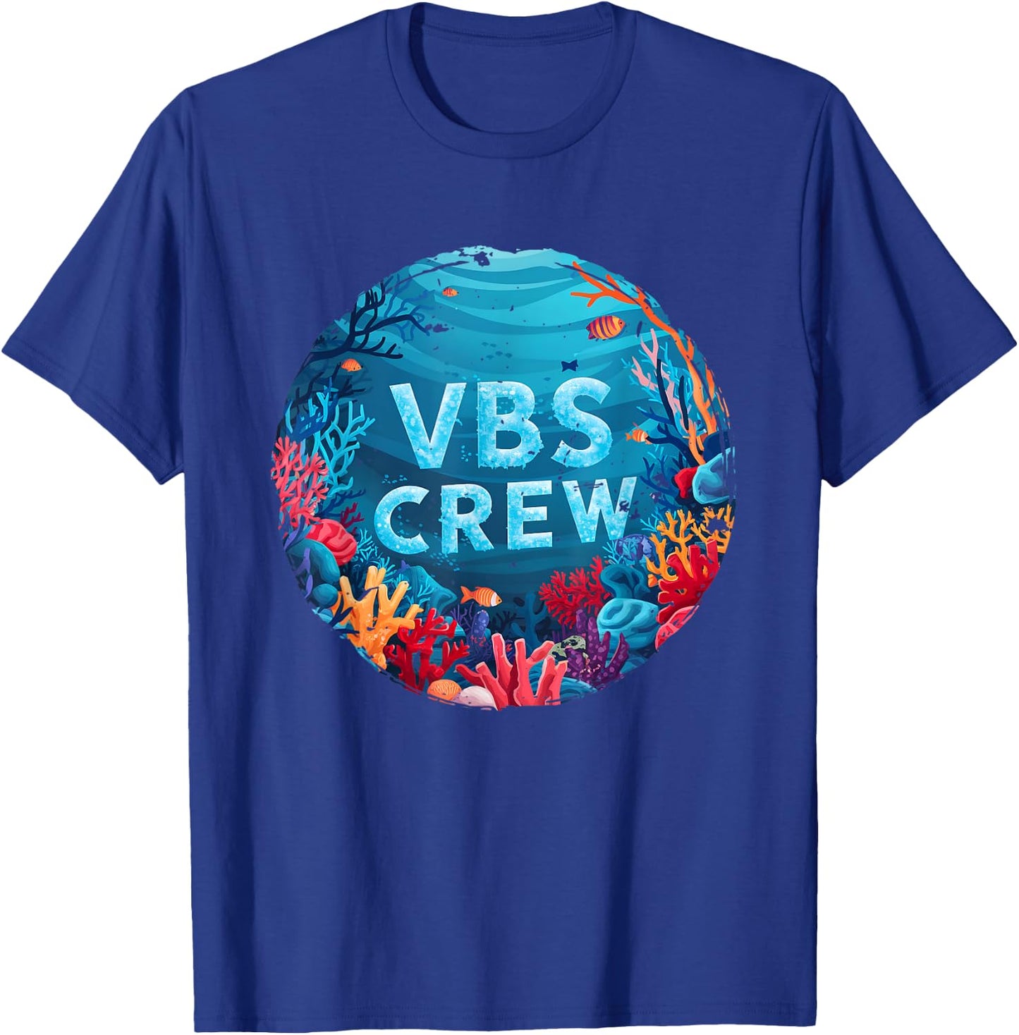 Scuba VBS Crew Vacation Bible School Scuba Diving Underwater T-Shirt - T-Shirt | Royal