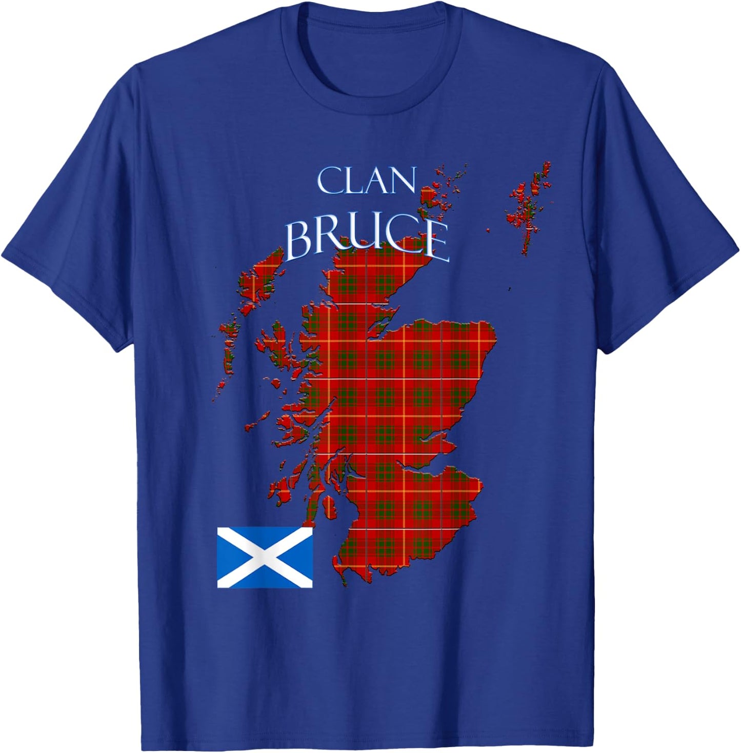 Bruce Scottish Clan Tartan Scotland T-Shirt - T-Shirt | Royal