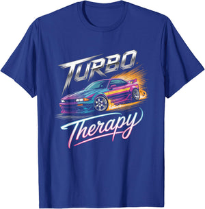 JDM Tuner Turbo Therapy T-Shirt - T-Shirt | Royal