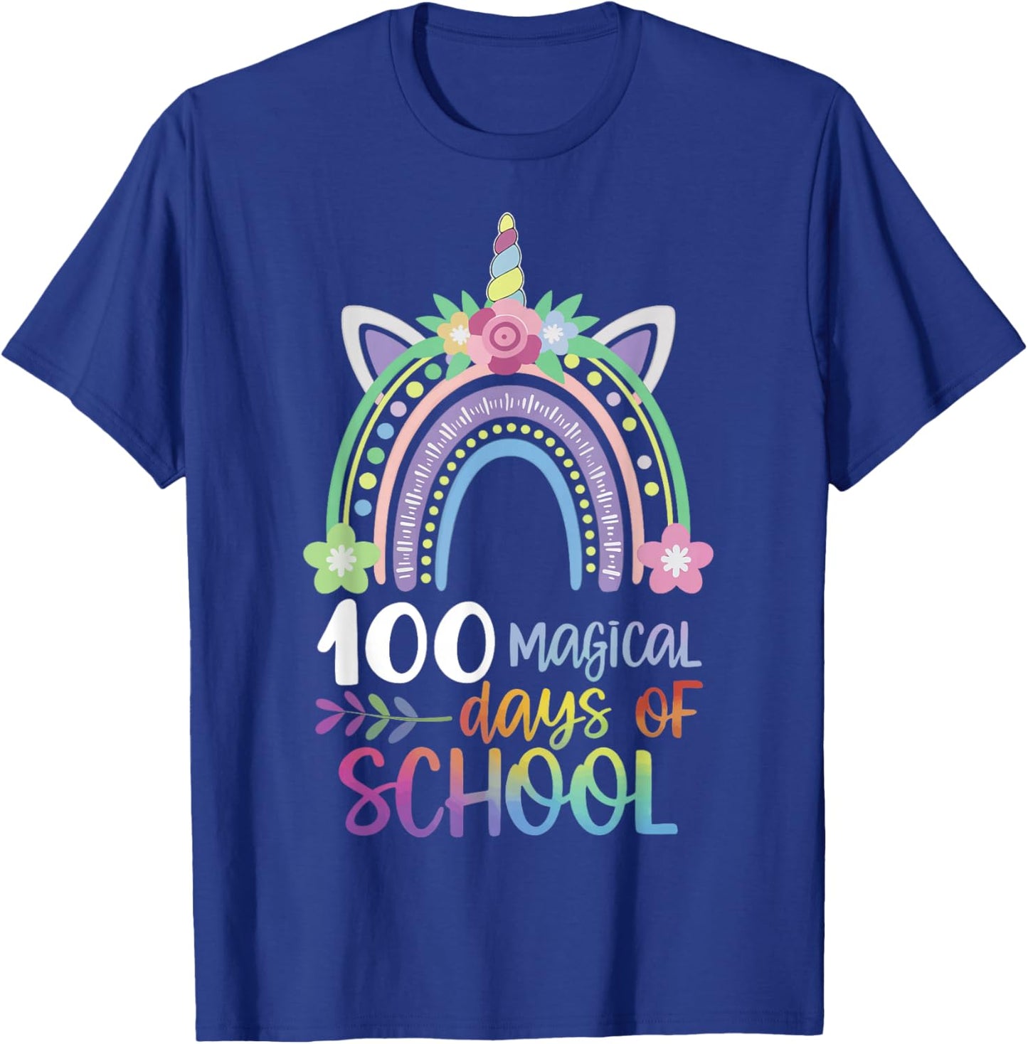 100 Magical Days Of School T-Shirt - T-Shirt | Royal