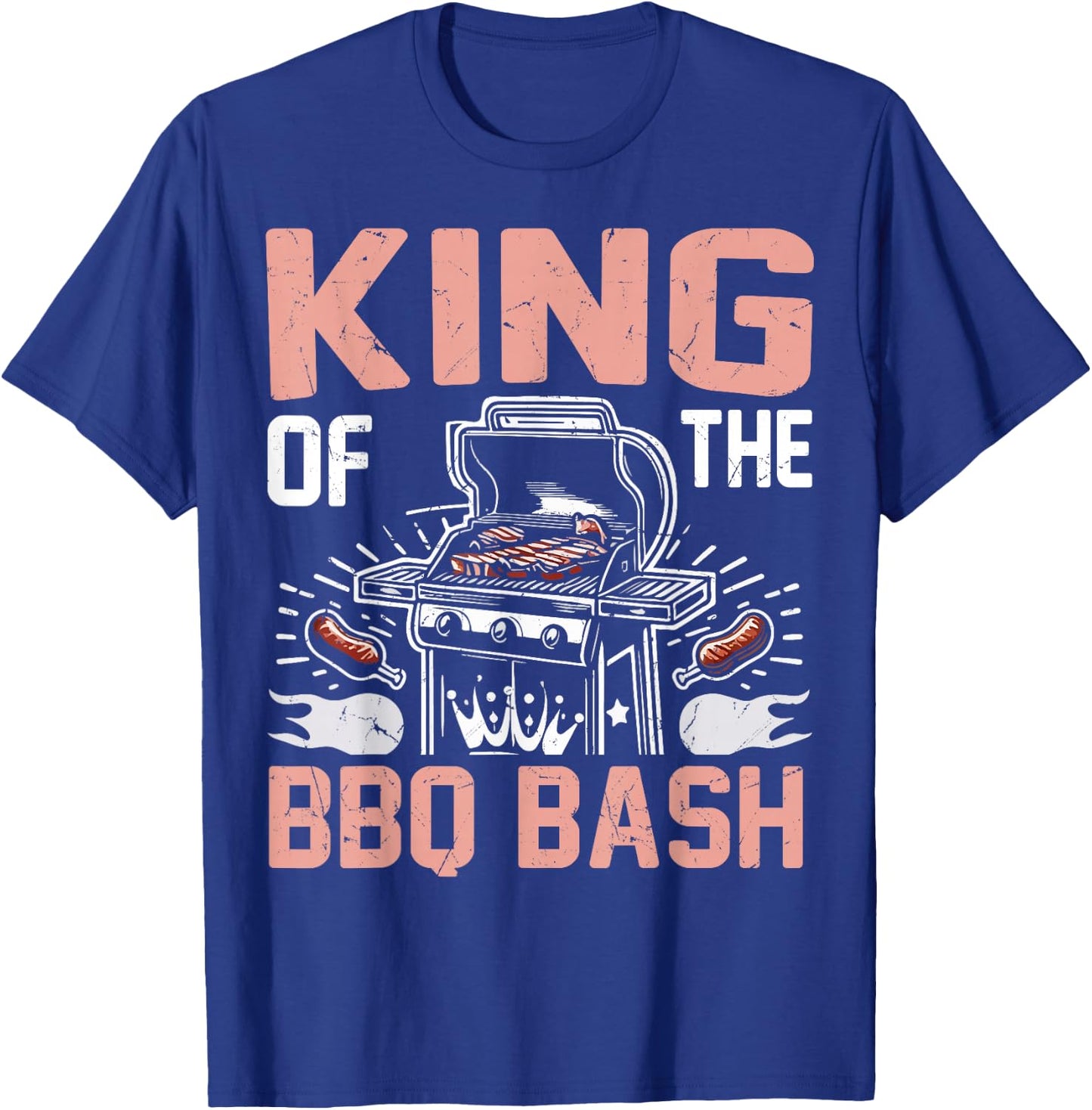 King of the BBQ Bash BBQ Party T-Shirt - T-Shirt | Royal