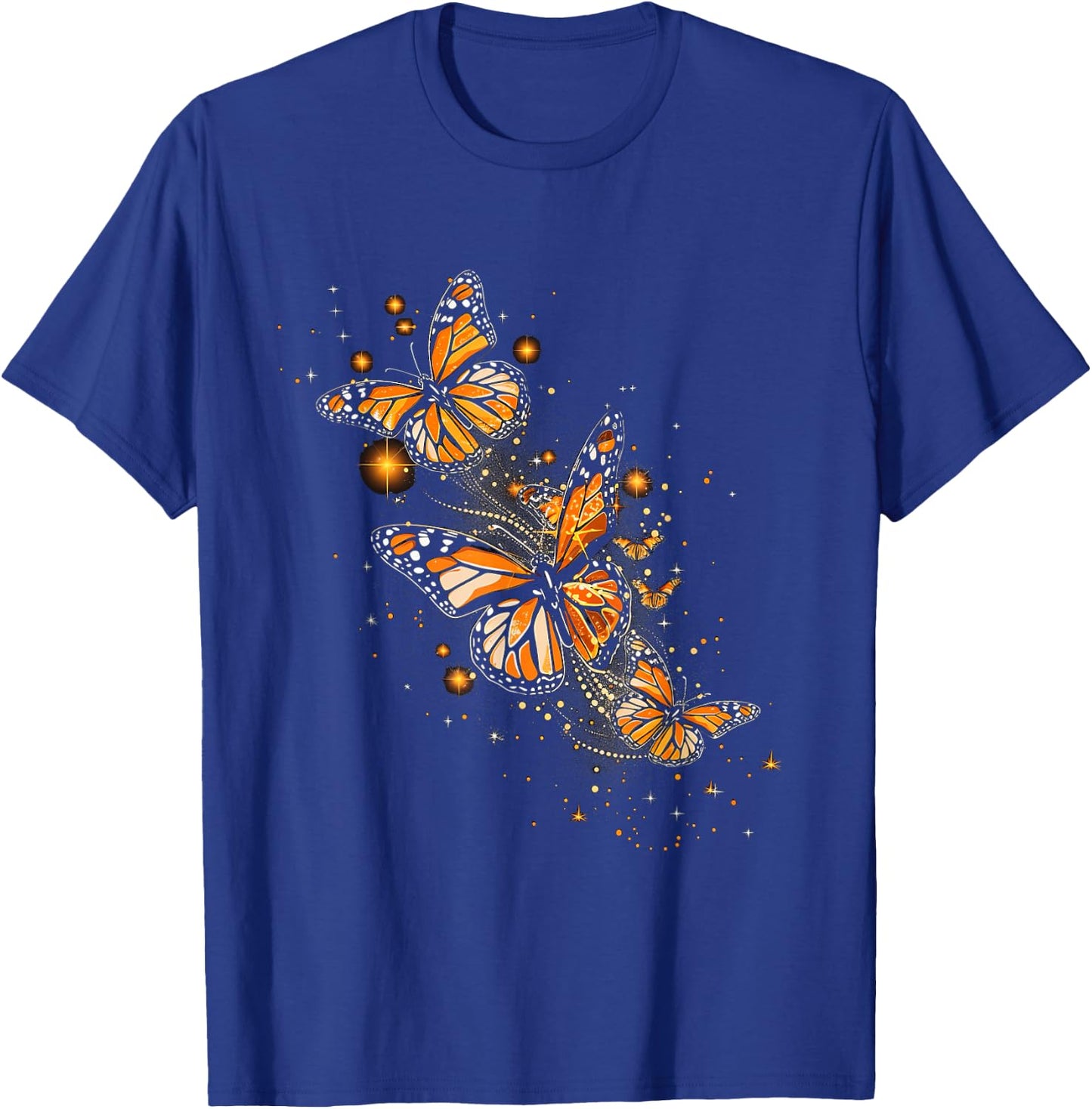 Butterfly Aesthetic Orange Monarch Butterflies Nature T-Shirt - T-Shirt | Royal