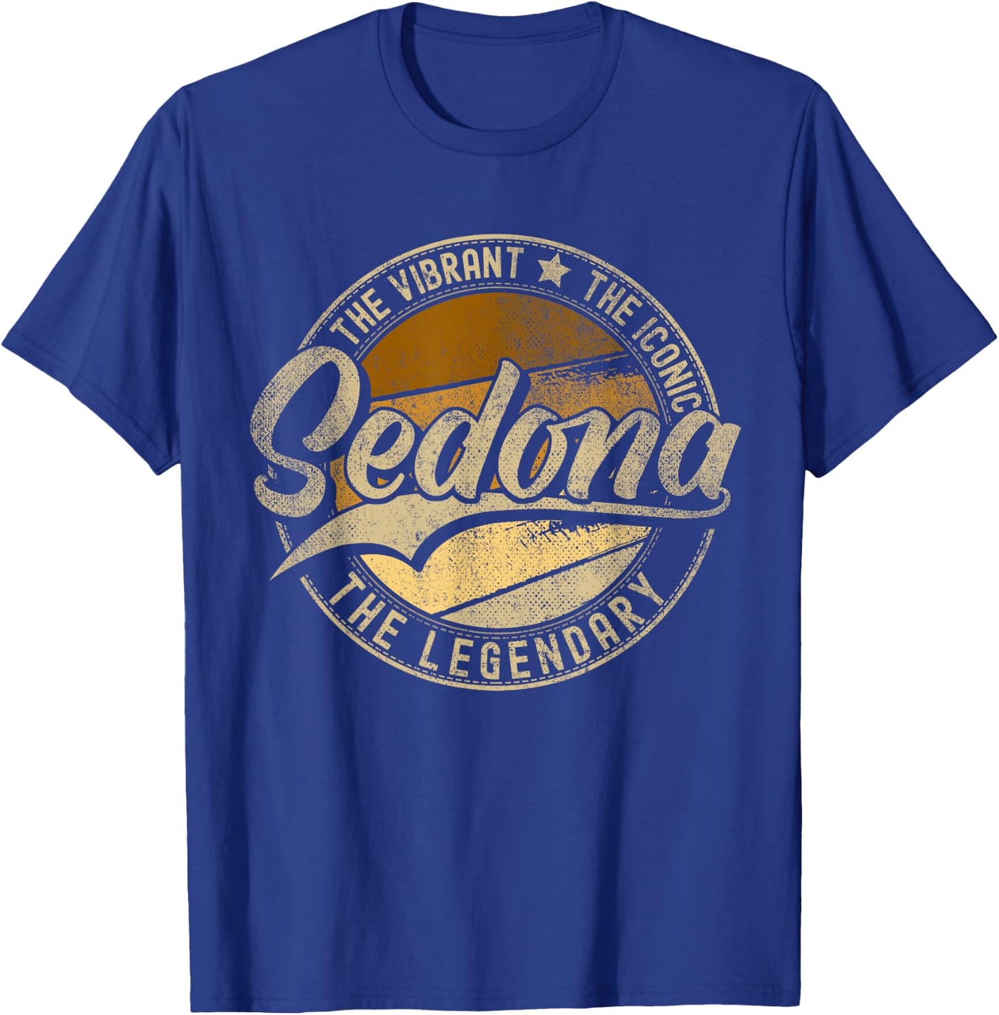Sedona AZ | Arizona | Vintage Distressed T-Shirt - T-Shirt | Royal