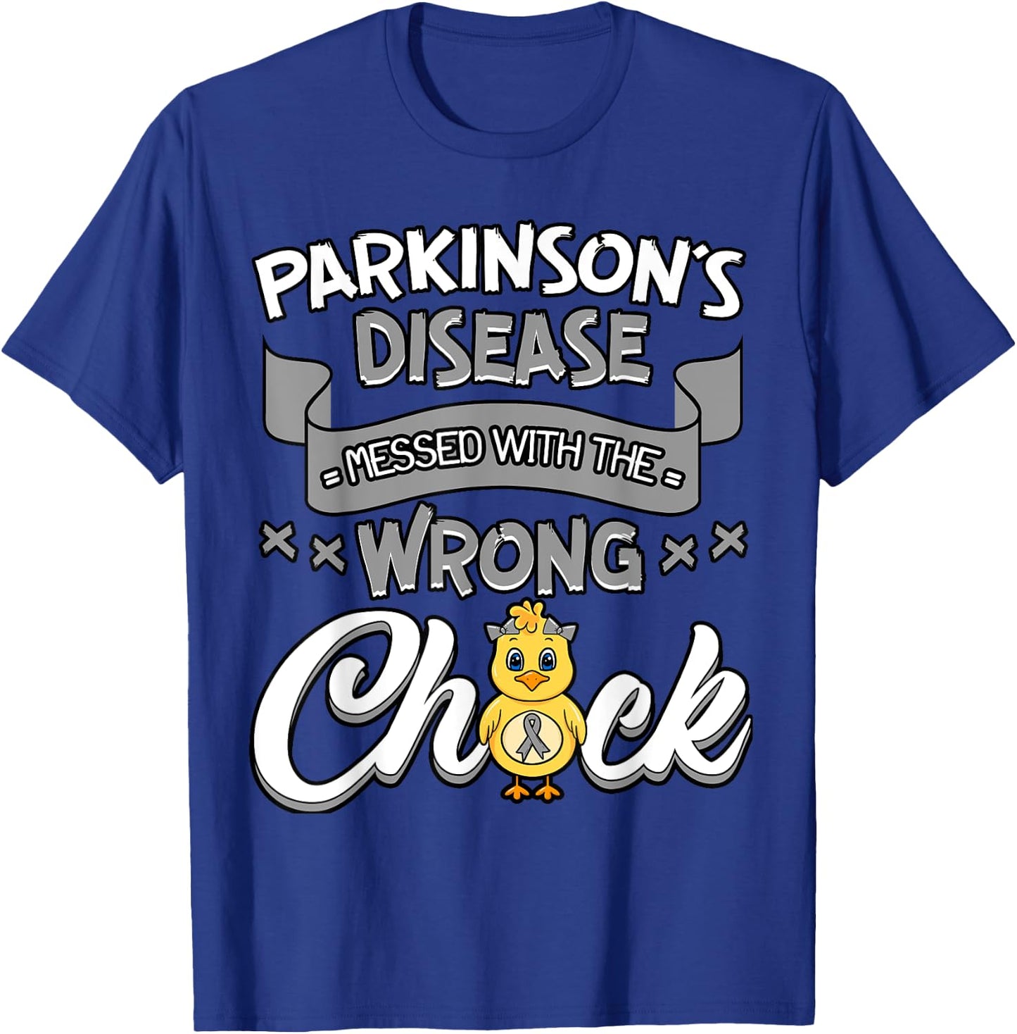 Parkinsons Disease Gray Degenerative Disorder Neurologists T-Shirt - T-Shirt | Royal