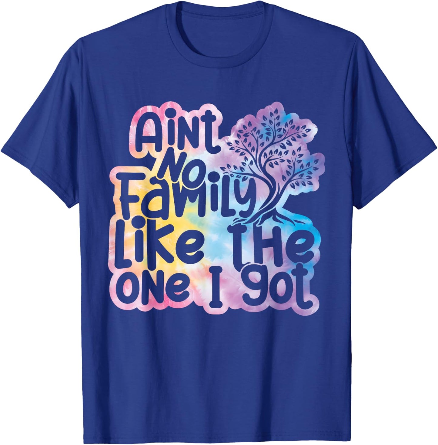 Ain't No Family Like The One I Got Funny Family Reunion 2026 T-Shirt - T-Shirt | Royal