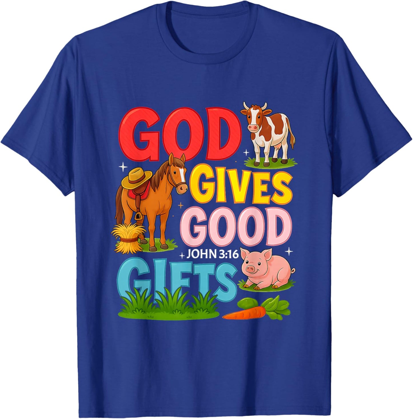 Vacation Bible School Yee Haw VBS 2026 Animal Farm T-Shirt - T-Shirt | Royal