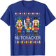 Nutcracker Squad Shirt Funny Ugly Christmas Sweater Xmas T-Shirt - T-Shirt | Royal