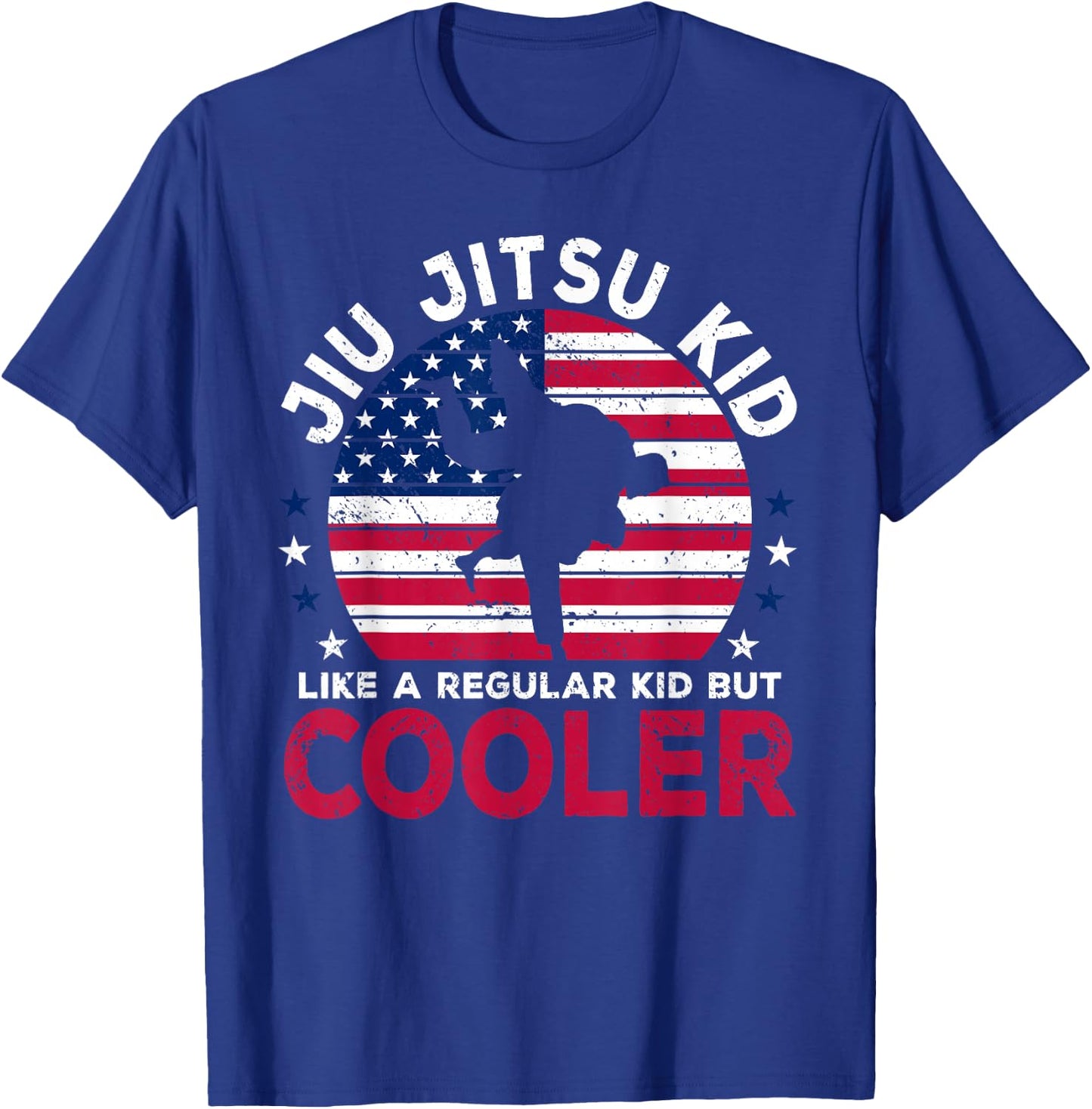 Jiu Jitsu Kid Martial Art Funny American Brazilian Jiu-Jitsu T-Shirt - T-Shirt | Royal