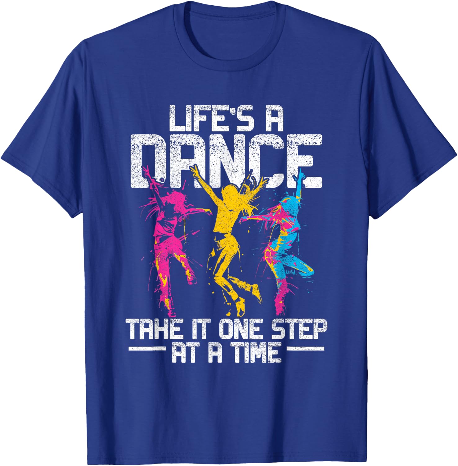 Dancing Dance Music Dancer Ballet Disco Pop Hop Rock T-Shirt - T-Shirt | Royal