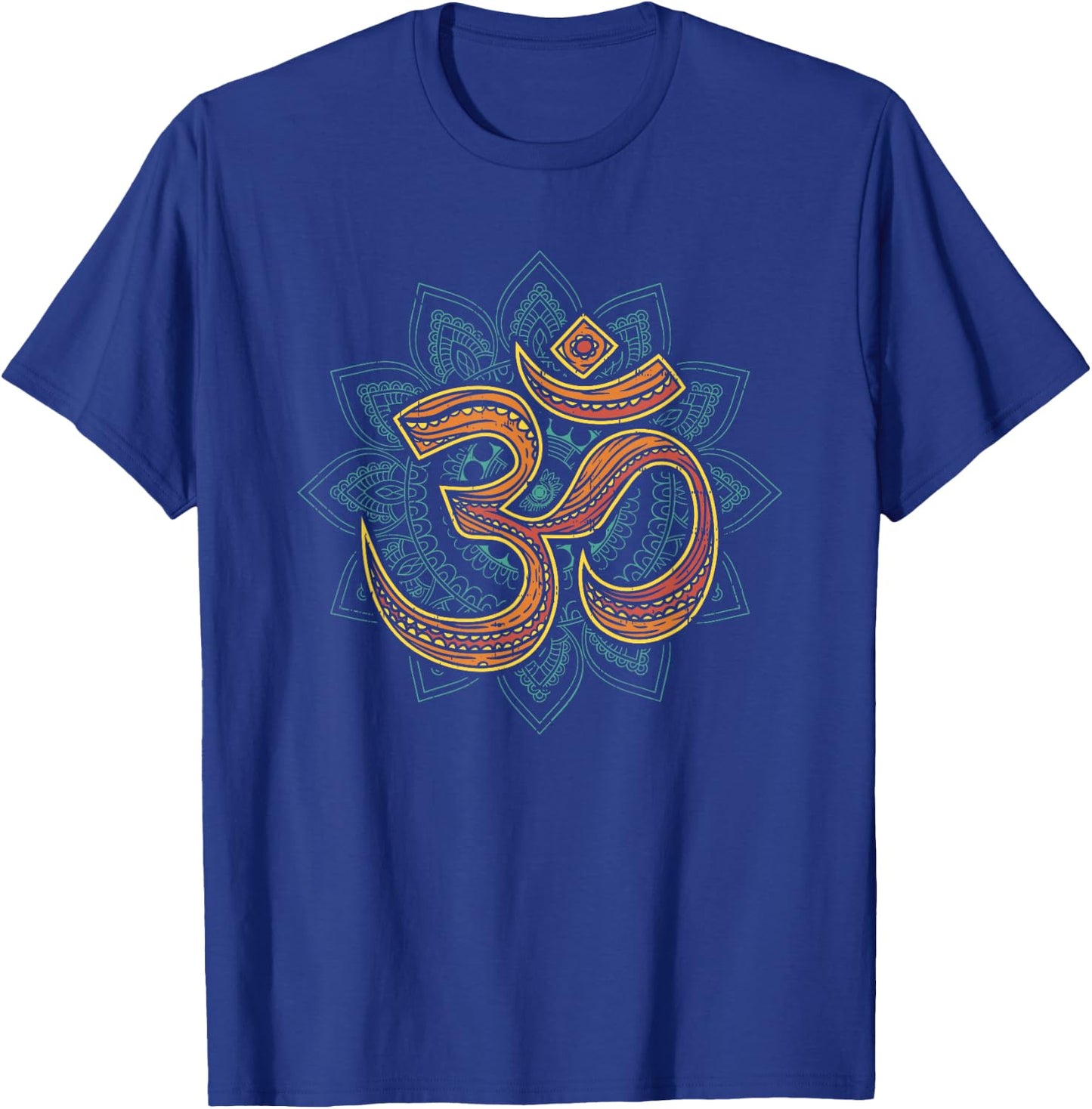 Spiritual Om Mandala T-Shirt - T-Shirt | Royal