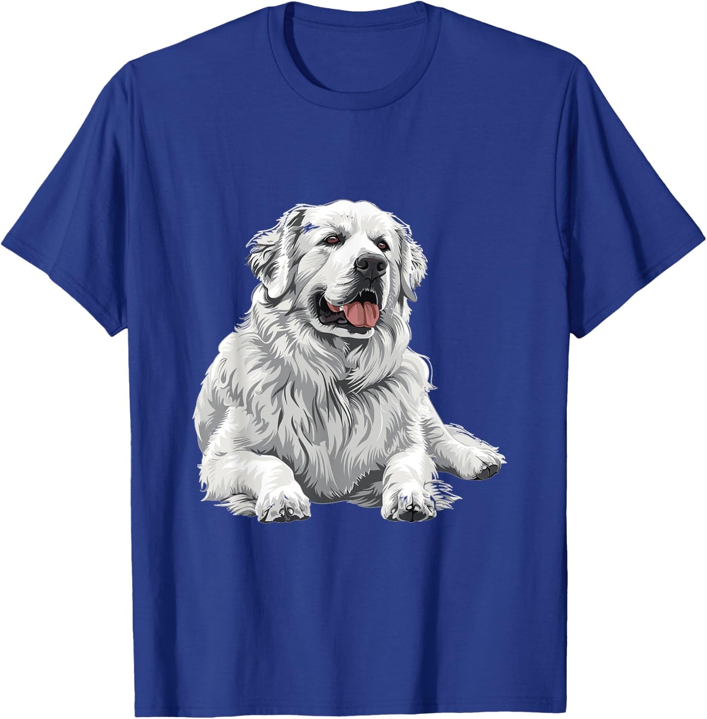 Great Pyrenees Dog Breed Graphic T-Shirt - T-Shirt | Royal