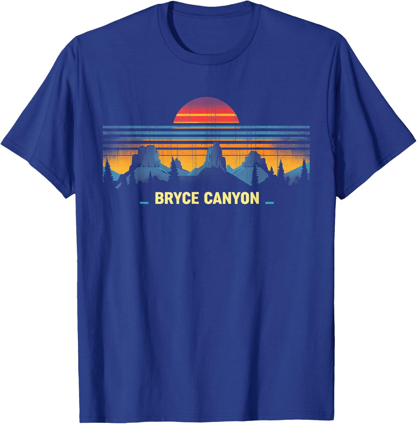 Bryce Canyon - US National Park Vintage Men Women Kids Utah T-Shirt - T-Shirt | Royal