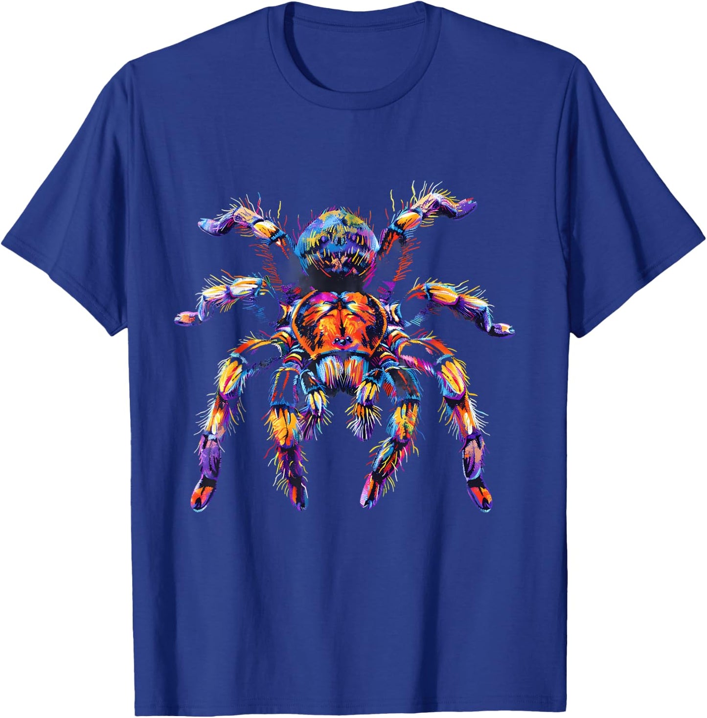 Tarantula Wildlife Artwork Colourful Splash Tarantula Lover T-Shirt - T-Shirt | Royal