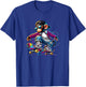 Graffiti Skater Monkey Street Style Graphic T-Shirt - T-Shirt | Royal