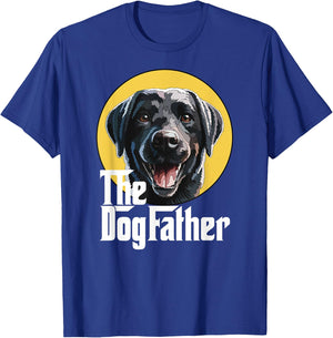 The Dog Father Black Labrador Retriever Lab Dad Daddy Girls Kids T-Shirt - T-Shirt | Royal