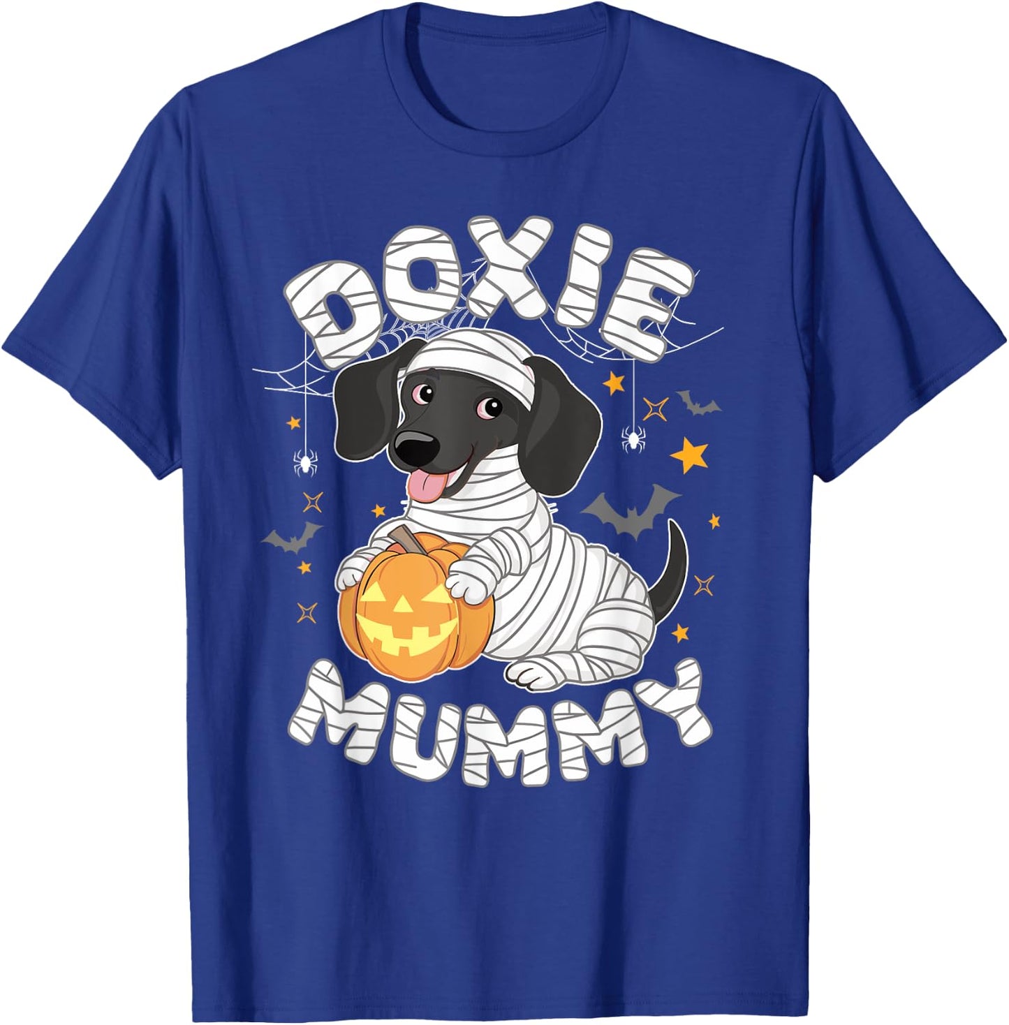 Halloween Costume Dachshund Dog Lover Doxie Mummy T-Shirt - T-Shirt | Royal