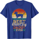 Best Wiener Dog Daddy Ever, Father's Day, Dachshund Dad Men T-Shirt - T-Shirt | Royal
