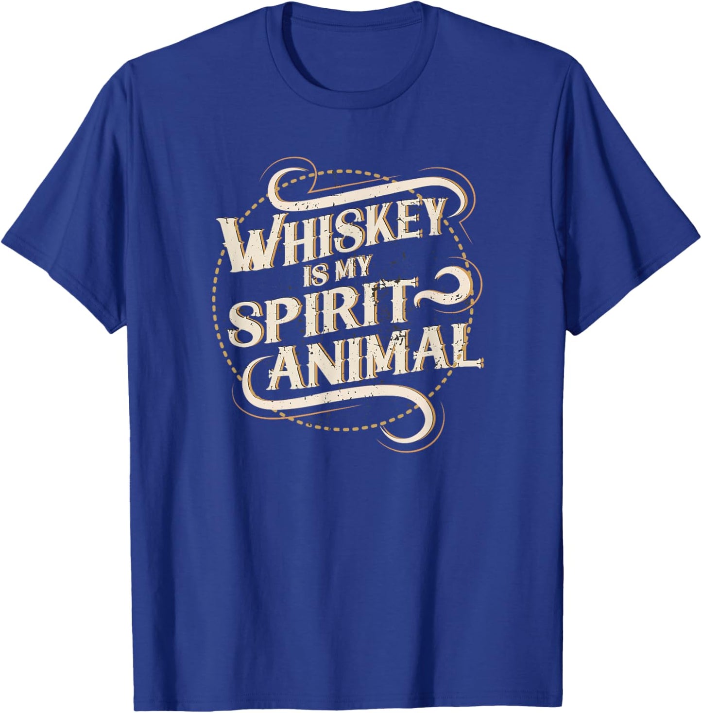 Whiskey Is My Spirit Animal T-Shirt - T-Shirt | Royal