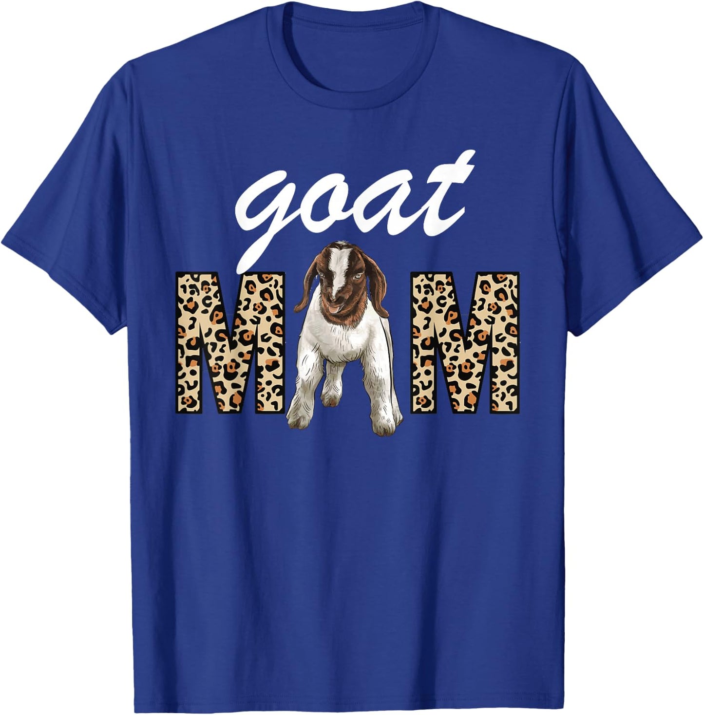 Show Boer Goat mom leopard, Boer Goat mom T-Shirt - T-Shirt | Royal