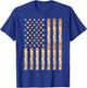 Hippy USA Outfit American Flag Hippie 1960s 1970s USA Groovy T-Shirt - T-Shirt | Royal