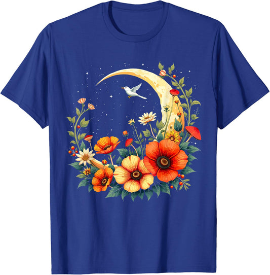 Moon Wildflower T-Shirt - T-Shirt | Royal
