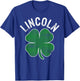 St. Patrick's Day Shamrock Lincoln Nebraska Irish T-Shirt - T-Shirt | Royal