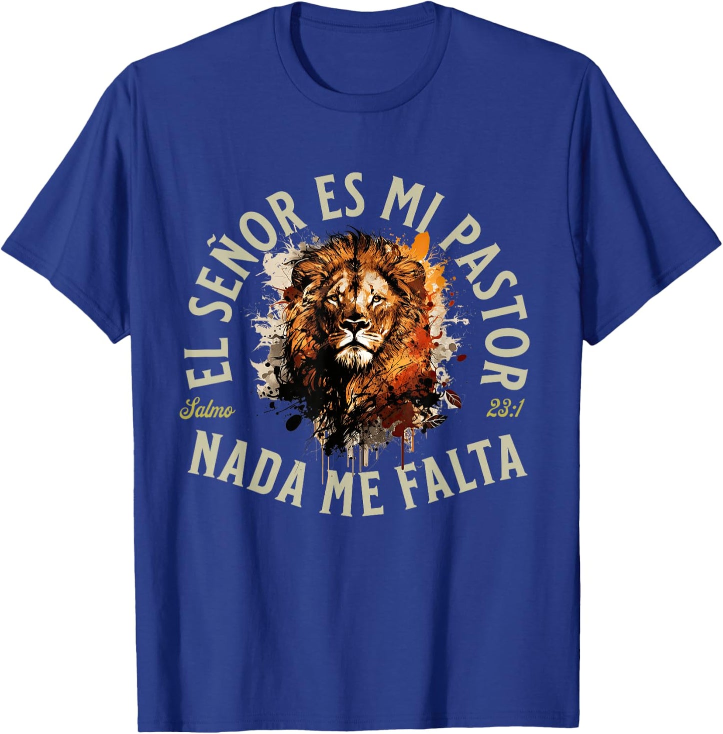 Christians Quote in Spanish Christian Bible Verse Quote T-Shirt - T-Shirt | Royal