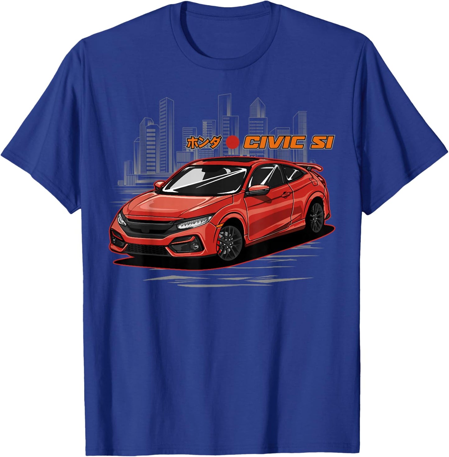 Civic Si JDM Japanese Car T-Shirt - T-Shirt | Royal