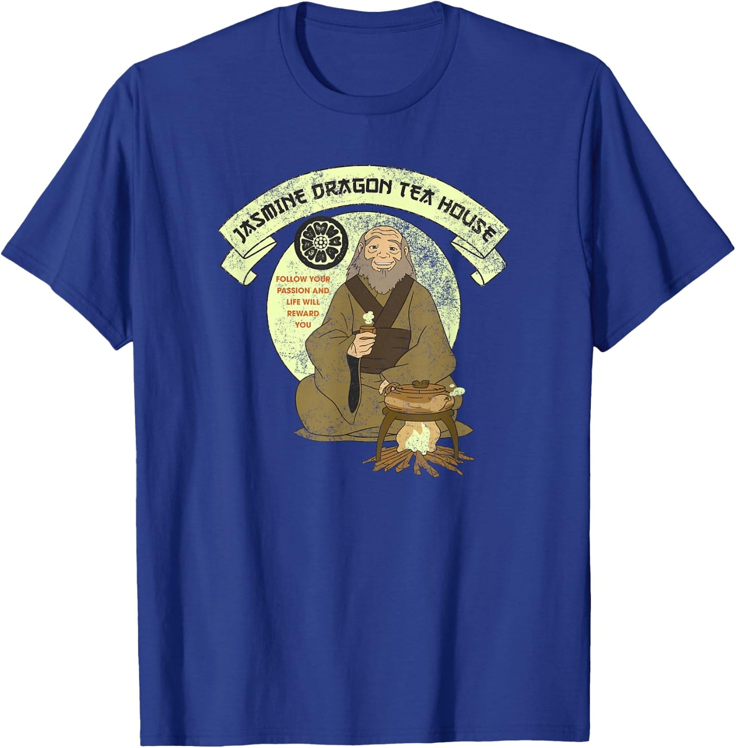 Avatar: The Last Airbender Iroh Jasmine Dragon Tea House Small T-Shirt - T-Shirt | Royal