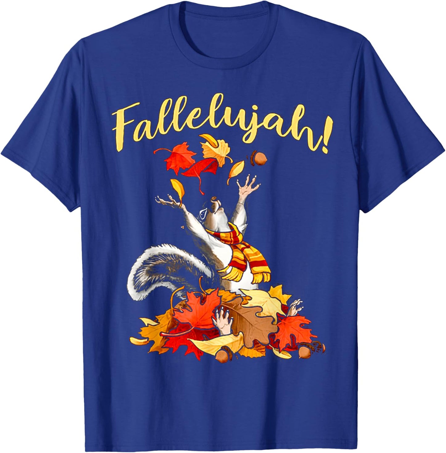 Squirrel Fallelujah Ladies T-Shirt - T-Shirt | Royal