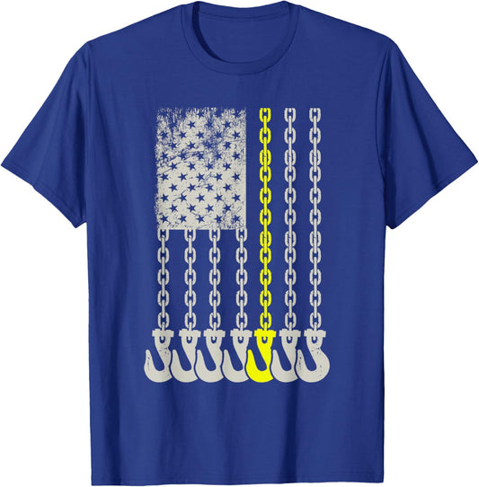 Tow Truck Driver Tow Truck Operator Towing Wrecker T-Shirt - T-Shirt | Royal