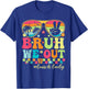 Bruh We Out Shirts Last Day Of School Lunch Lady Summer T-Shirt - T-Shirt | Royal