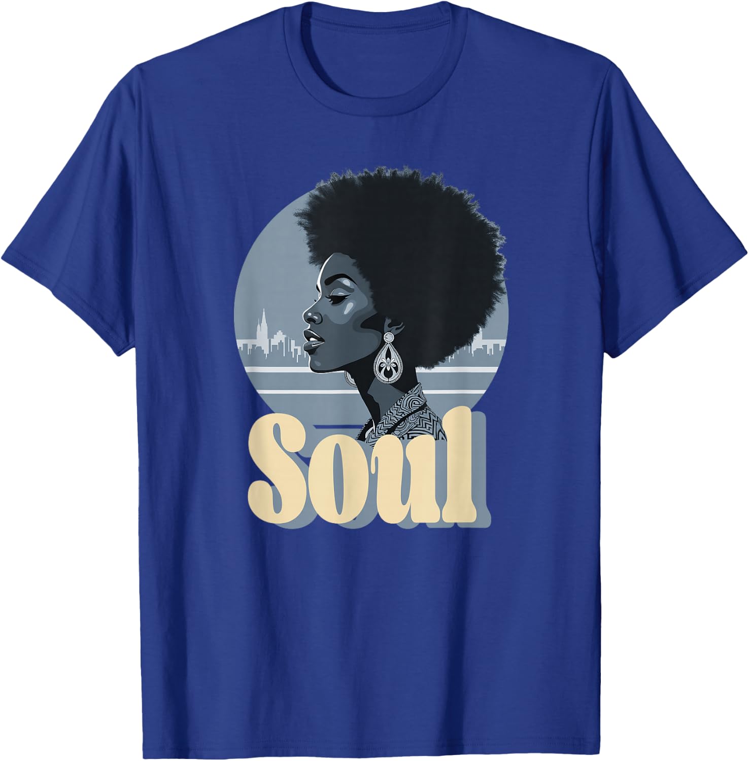 I Love 70's 80's Funk Soul Music T-Shirt - T-Shirt | Royal