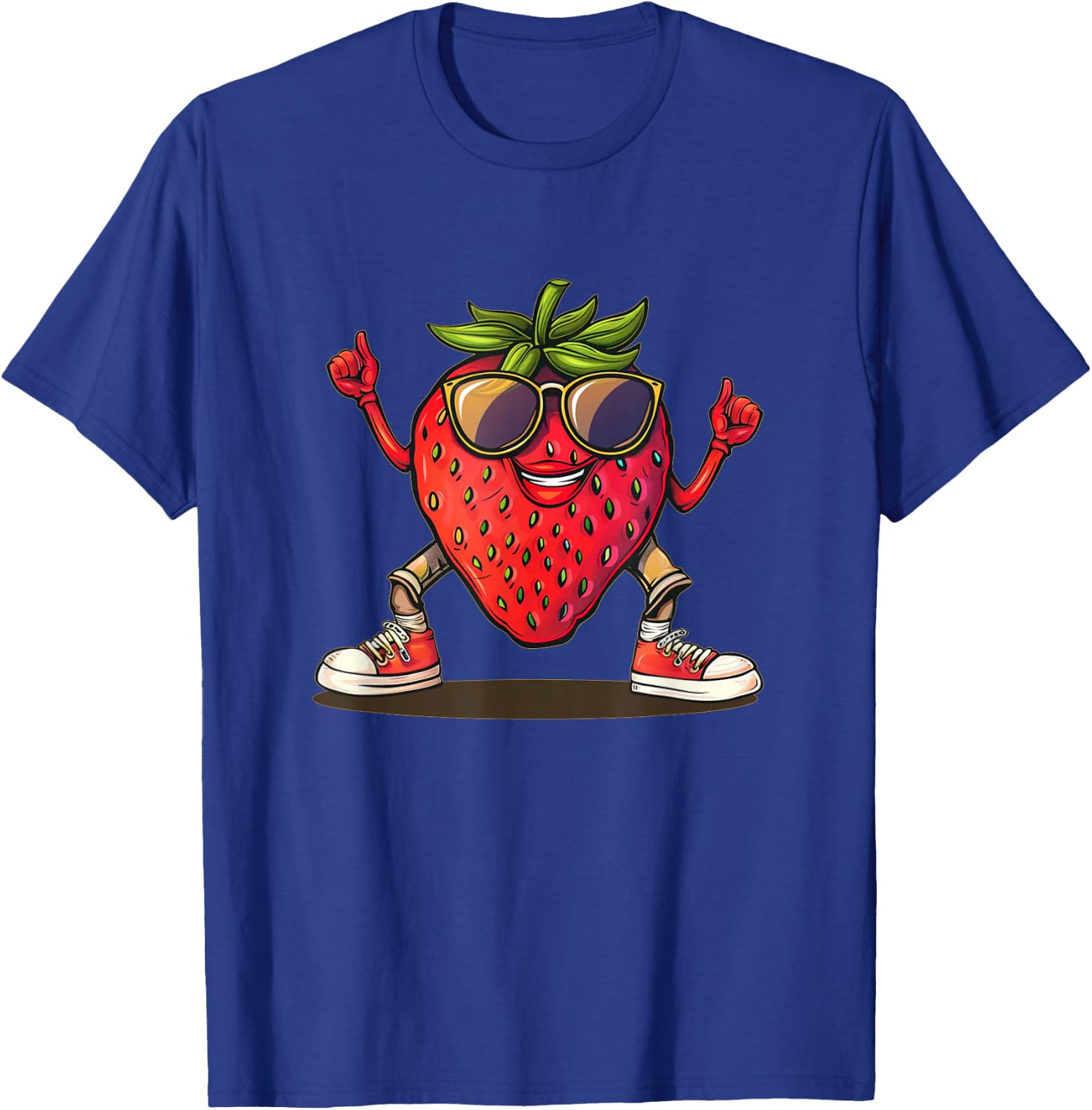 Partying Strawberry Costume for Boys and Girls T-Shirt - T-Shirt | Royal