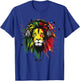Rasta Reggae Music DJ Lion Of Judah Rastafarian Roots T-Shirt - T-Shirt | Royal