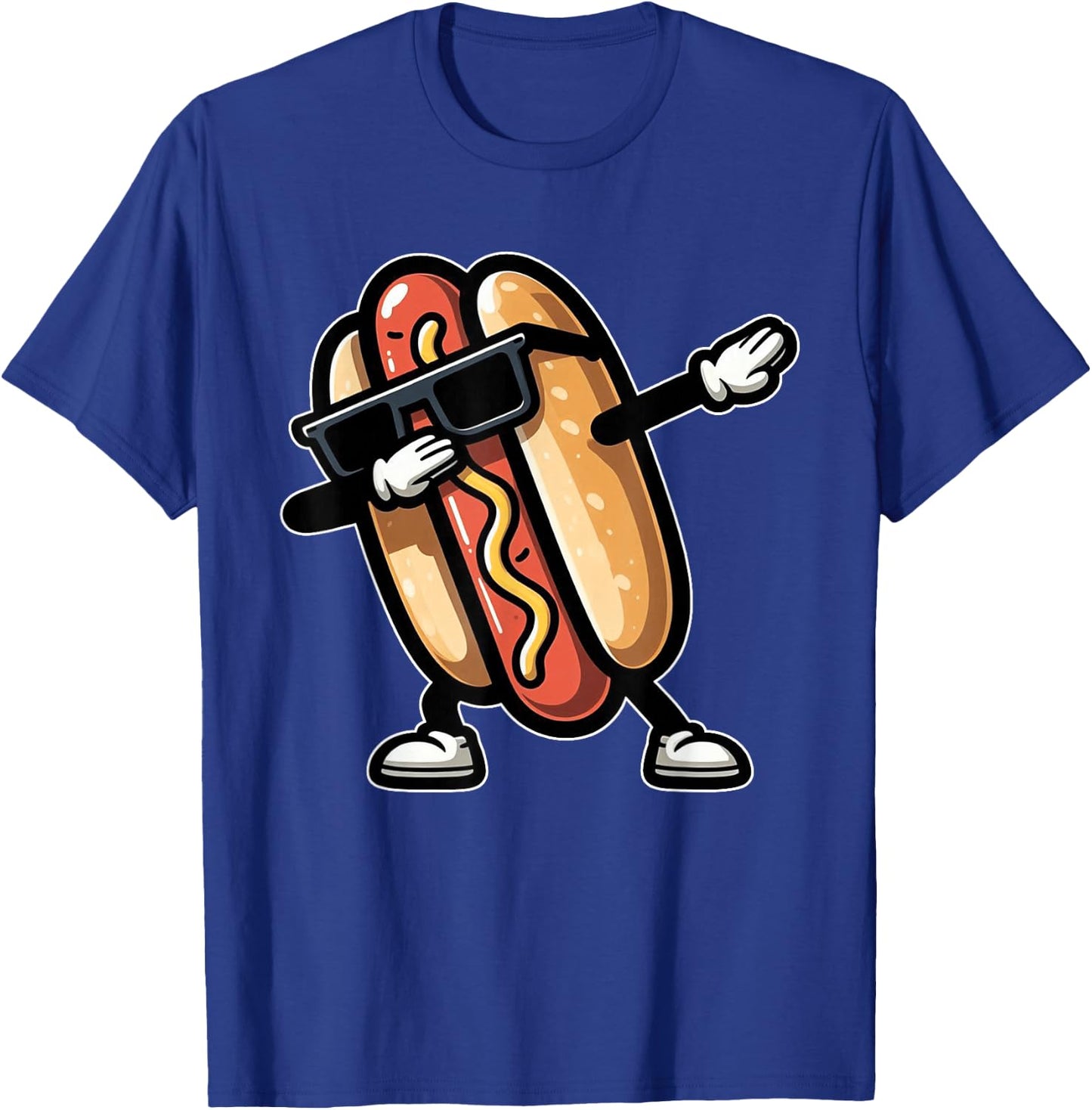 Cool Hot Dog Dabbing Funny Fast Food Hotdog Lovers Toddler T-Shirt - T-Shirt | Royal