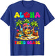 Aloha Third Grade Pineapple Hawaii Back to School Kids Girl T-Shirt - T-Shirt | Royal