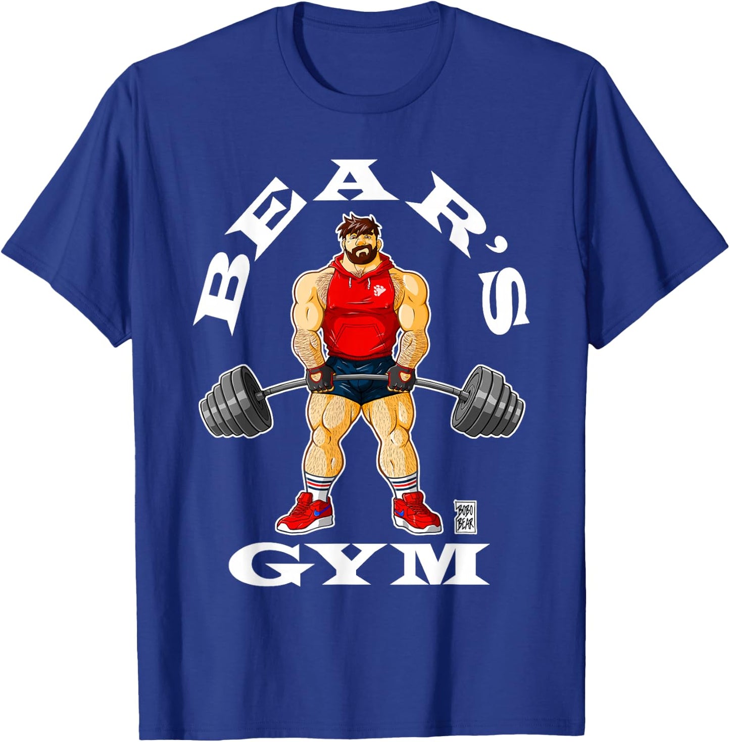 Adam Likes Bears Gym T-Shirt - T-Shirt | Royal