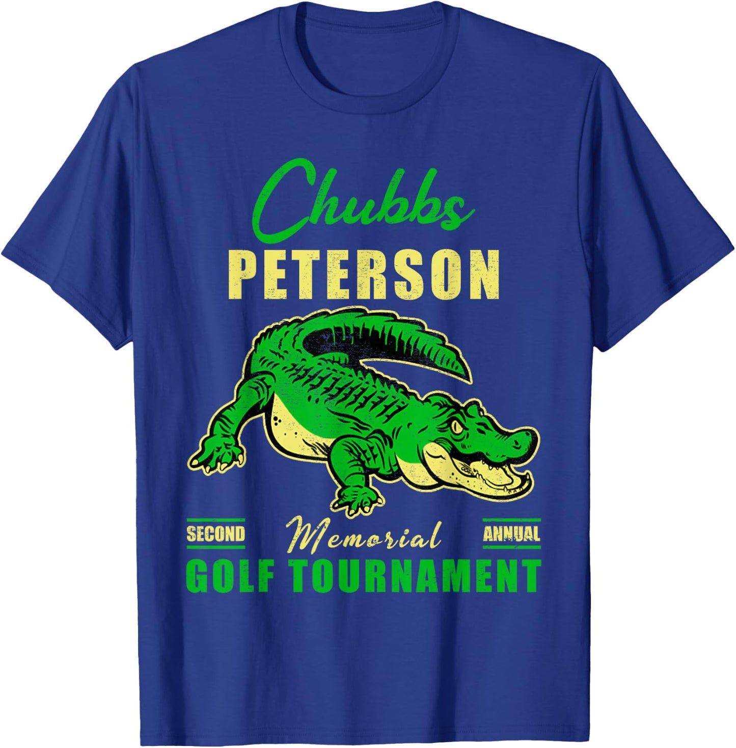 Chubbs Funny Animal Vintage Sports Movies Awesome Golfs T-Shirt - T-Shirt | Royal