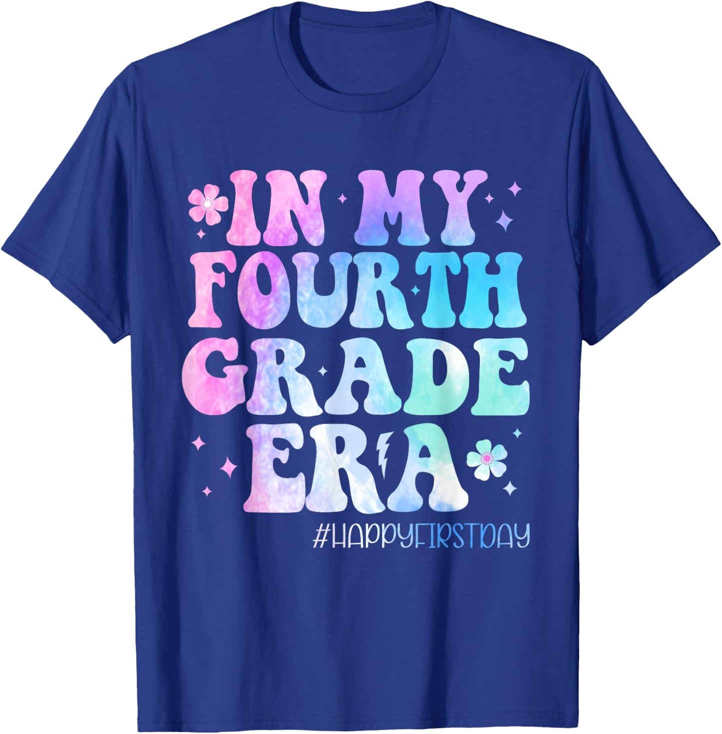 In My Fourth Grade Era Back to School 4th Grade Teacher Kids T-Shirt - T-Shirt | Royal
