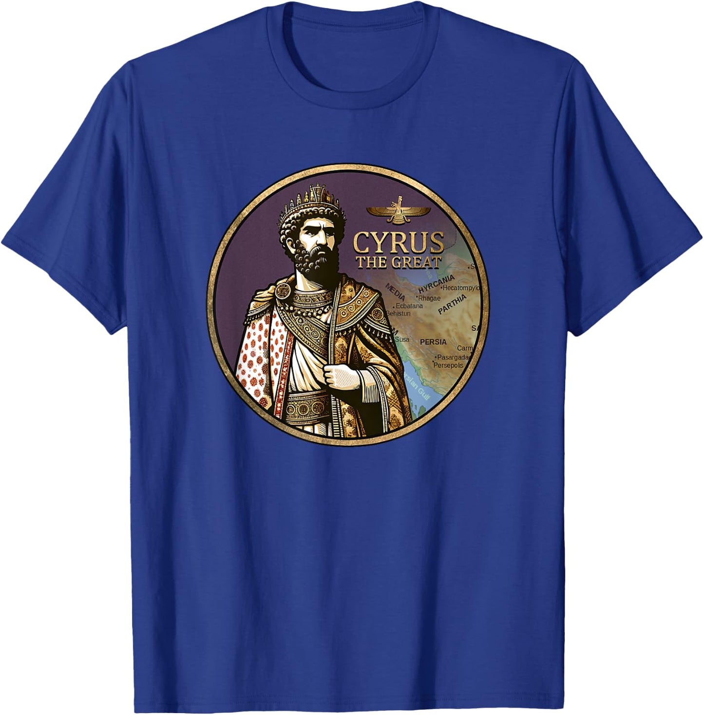 Cyrus the Great Achaemenid Empire Persian History T-Shirt - T-Shirt | Royal