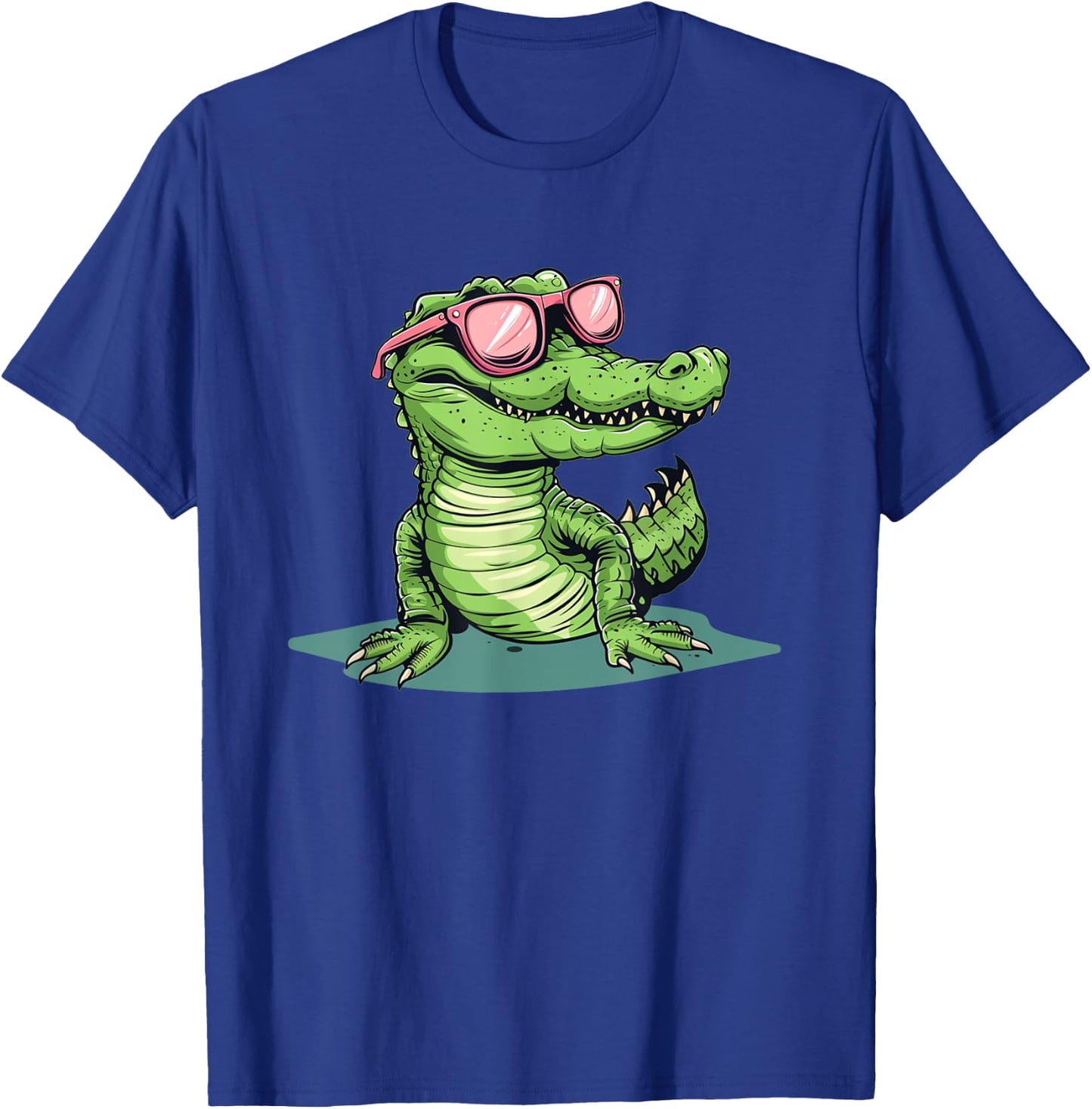 Funny pink Sunglasses Crocodile T-Shirt - T-Shirt | Royal