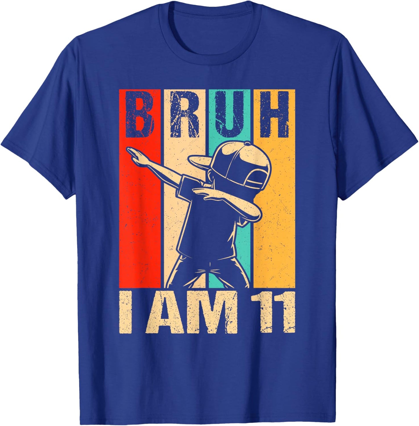 11 Year Old Birthday Dabbing Boy Bruh It's My 11th Birthday T-Shirt - T-Shirt | Royal
