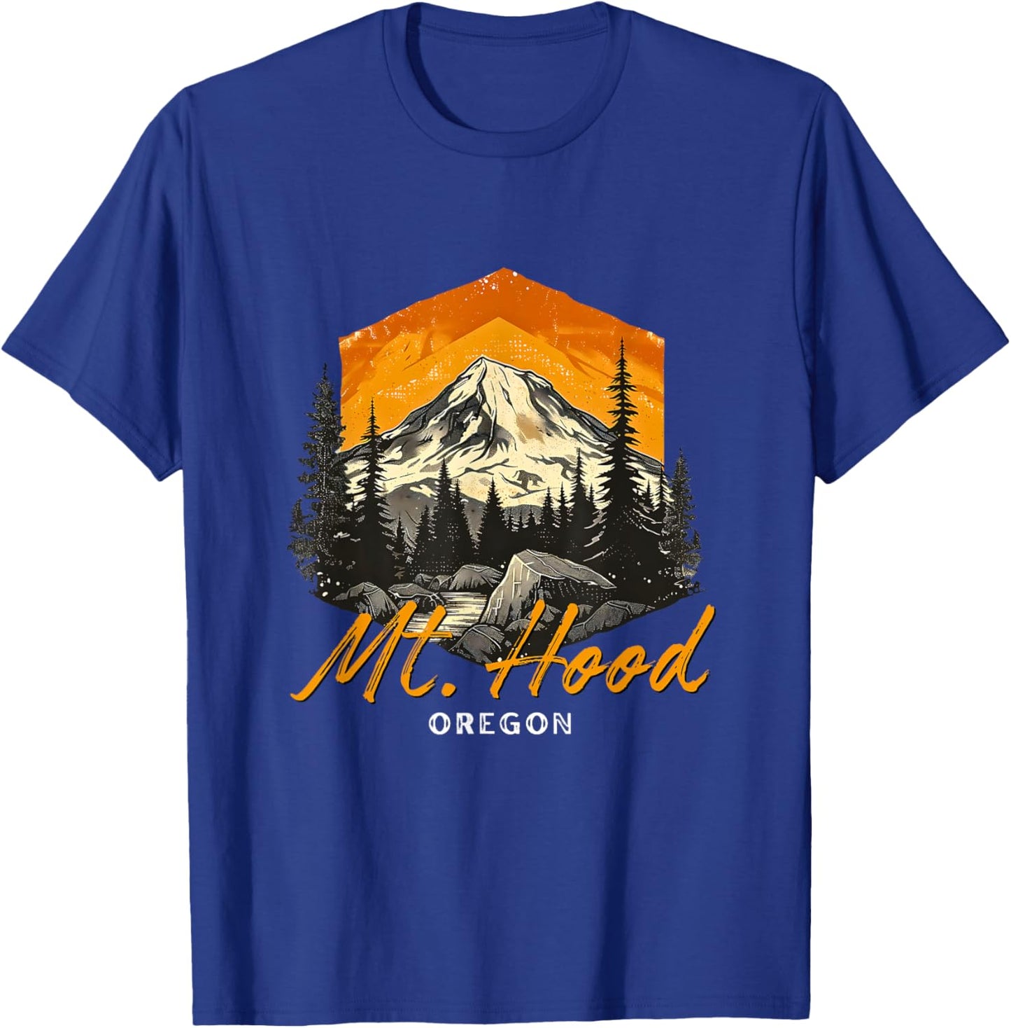 Mount Hood Souvenir / Mt. Hood T-Shirt - T-Shirt | Royal