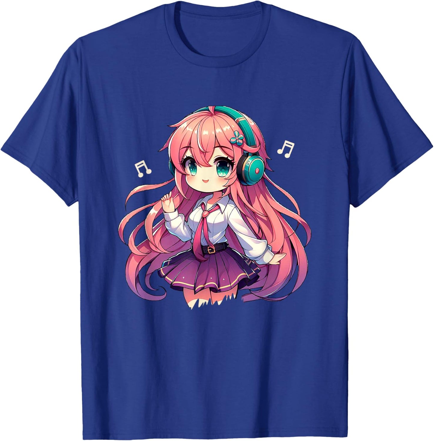 Kawaii Chibi Anime Girl Anime Merch Cute Japanese Manga Fan T-Shirt - T-Shirt | Royal