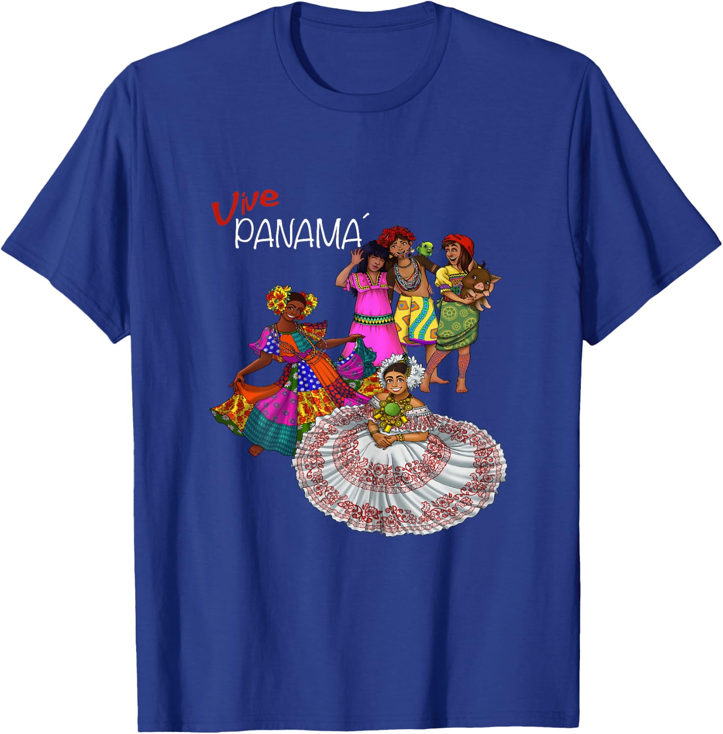 Panamanian Pride and Heritage T-Shirt - T-Shirt | Royal