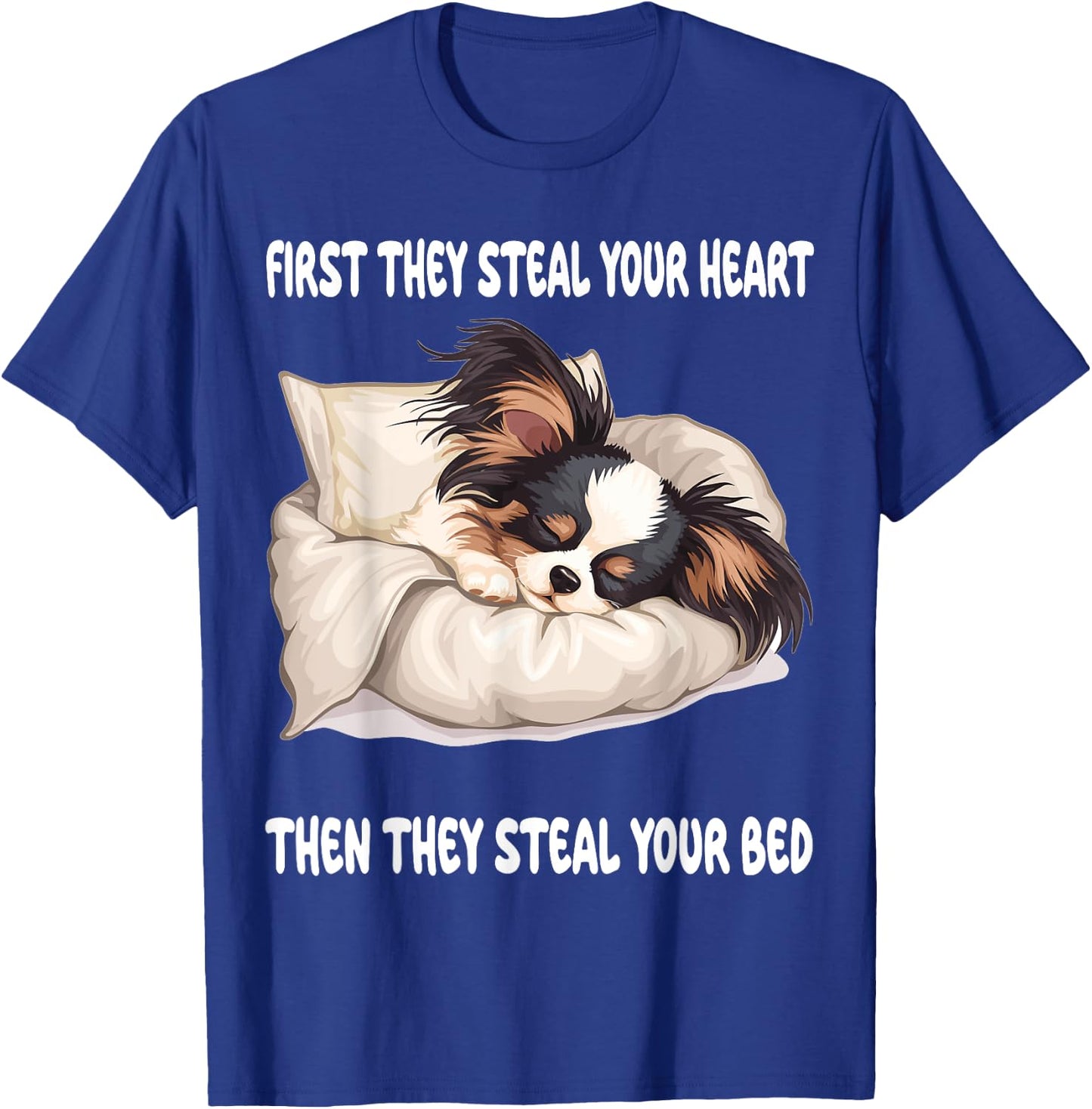 Papillon Sleeping Pajamas Nightgown T-Shirt - T-Shirt | Royal